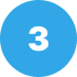 Blue circle with white number 3 inside.