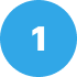 Blue circle with white number 1 inside.