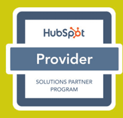 HubSpot Provider badge from Solutions Partner Program.